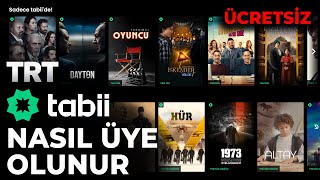 Tabii Nasıl Üye Olunur ve İzlenir  Trt Dijital  Ücretsiz [upl. by Llerrud]