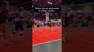 Track Your Recruiting Communication shorts volleyballgirls volleyballrecruit [upl. by Ttelrats]