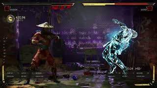 New MK11 Raiden Optimal Combos in 2024 shorts shortvideo short [upl. by Primaveras]