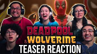 DEADPOOL amp WOLVERINE TEASER TRAILER REACTION  “Marvel Jesus Really” [upl. by Lauree]