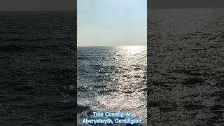 Tide Coming In At Aberystwyth Ceredigion August 2024 [upl. by Ameehs313]