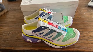 MM6 MAISON MARGIELA x SALOMON XT 4 MULE  Spectrum blue [upl. by Pytlik]