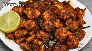 Spicy amp Tasty Prawns Fry Prawn Varuval Prawn Fry [upl. by Fablan]