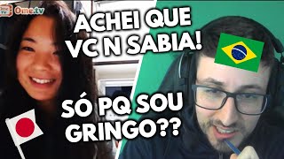 Brasileiros falando JAPONÊS FLUENTE e SURPREENDENDO no Omegle e OmeTV [upl. by Frick565]