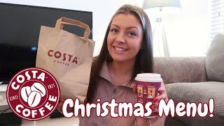 TRYING THE COSTA XMAS MENU [upl. by Jodi]