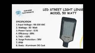 Explore Electronics  Led Street Light manufacturers in Delhi [upl. by Mccarty]