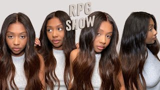 The Best Brown Ombre Hair For All Seasons  No Glue Wear And Go Wig  Ft RPGSHOW [upl. by Tay]