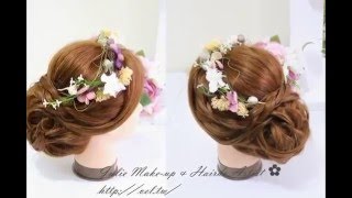 Coiffure Mignon  Un Chignon de Mariee glamour  Chignon Mariage [upl. by Bliss]