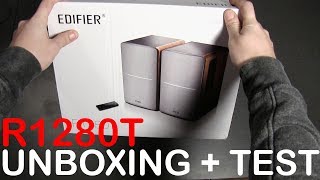 Edifier R1280T Unboxing und Test  viel Krawall für unter 100 € [upl. by Riddle]