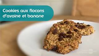 Cookies aux flocons d’avoine amp banane [upl. by Daisy191]