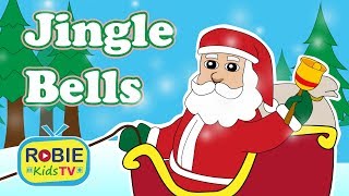 Jingle Bells Animated with Lyrics  Christmas Song for Children [upl. by Nalac]