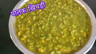 Tasty Palak Khichdi recipe  How to make Palak Khichdi at home  RGs Homely Food [upl. by Oeflein]