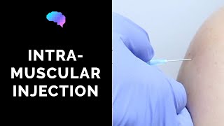 Intramuscular IM injection  OSCE Guide  UKMLA  CPSA [upl. by Amitaf]