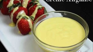 How to Make Crème Anglaise  Basic Custard Sauce [upl. by Nawor]