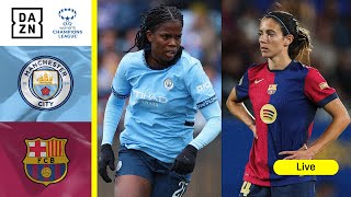 Manchester City vs Barcelona  UEFA Women’s Champions League Matchday 1 Preview Show [upl. by Ynaiffit]