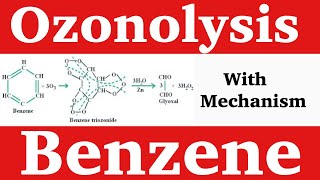 Ozonolysis of of Benzene with Mechanism  Trick for Ozono [upl. by Proudfoot]