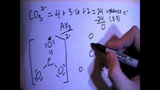 Carbonate Ion CO3 2 Lewis Dot Structure [upl. by Adiaz647]