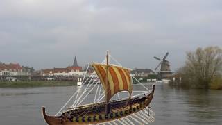 De Vikingen met hun schepen in Nederland [upl. by Eikcaj325]