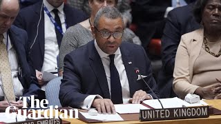 ‘I’m not surprised’ Cleverly reacts to Lavrov walkout at UN security council [upl. by Tamera166]