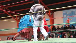 Cholitas Wrestling La Paz Bolivia [upl. by Sunil]