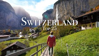 Top 25 Places To Visit in Switzerland  Travel Guide [upl. by Ofori]