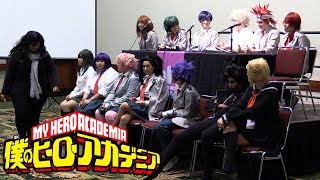 MY HERO ACADEMIA COSPLAY PANEL  Kawaii Kon 2019 [upl. by Walkling980]