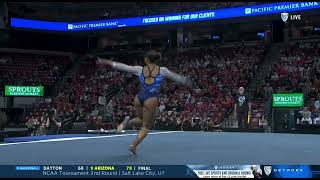 Margzetta Frazier Floor UCLA  Pac 12 Championships 2024 9900 [upl. by Ludwig]