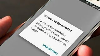 Screen Overlay Detected Solved Permanently Fixed turn off screen overlay 2021 [upl. by Thacher]