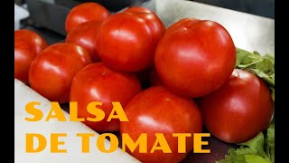 Cómo hacer SALSA DE TOMATE casera FÁCIL en 10 minutos con tomates naturales🍅Bruno OteizaHogarmanía [upl. by Nogras]