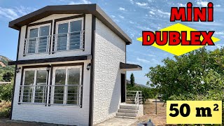 ðŸ¥° MÄ°NÄ° DUBLEKS ðŸ¥° YETERLÄ° MÄ° Prefabrik Ev Turu ve FiyatÄ± 50 mÂ² [upl. by Innavoeg]