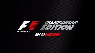 Formula 1 Championship Edition on RPCS3 Emulator [upl. by Ettedualc]