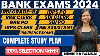 Bank Exam 2024  Bank Exam Syllabus and Preparation Strategy  Best Study Plan  Nimisha Bansal [upl. by Patton]