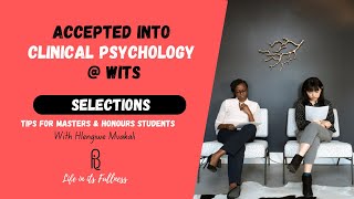 Studying Psychology in South Africa l Accepted into Clinical Psychology at WITS [upl. by Rolyak]