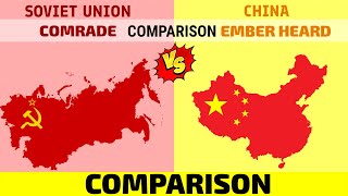 China vs Soviet UnionSoviet Union vs ChinaComparison videoChinaUSSRSoviet UnionPRCROCTaiwan [upl. by Yendahc]