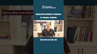 Regenerative Medicine Treatment for Shoulder Tendinitis  Stem Cell Therapy [upl. by Acsecnarf]