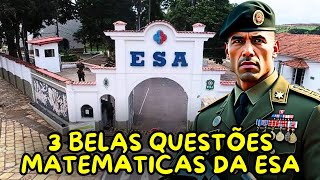 ESA 3 QUESTÃ•ES DE MATEMÃTICA QUE COSTUMAM CAIR EM CONCURSOS MILITARES [upl. by Nailuj]