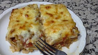 الكانيلوني على الطريقة الاطالية cannelloni à litalienne [upl. by Nnaeiram]