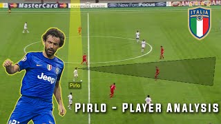 Andrea Pirlo  Player Analysis  The Best Deeplying PlayMaker [upl. by Stodder]