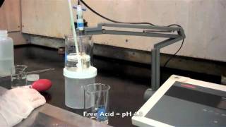 Titrating Free and Total Acid Using A pH Meter [upl. by Yenetruoc]