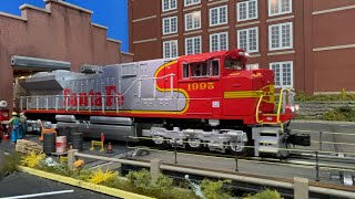 Incredible O scale 3 Rail layout [upl. by Ethelin]