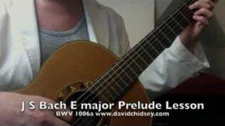 Bach E major Prelude Lesson [upl. by Atnahsal]