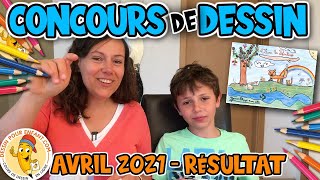 CONCOURS DE DESSIN POUR ENFANTS  résultats avril 2021 [upl. by Sabanrab995]