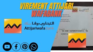 virement Attijari Wafabank [upl. by Aehsa]