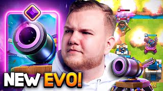 NEW CANNON WORST EVOLUTION EVER IN CLASH ROYALE 😱 [upl. by Arbuckle]