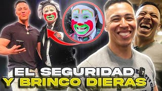 BRINCOS DIERAS sube al Escenario a MI SEGURIDAD ¡SE DECONTROLA 😂🔥 [upl. by Nahc]