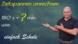 Zeitspannen umrechnen  einfach erklärt [upl. by Ibloc167]