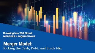 Merger Model Cash Debt and Stock Mix [upl. by Eiramait]