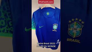 Maillot BRÉSIL 2022 pour la CoupeDuMonde au Qatar ProFootX [upl. by Safier]