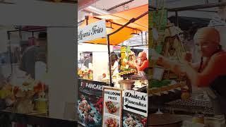 The Best Street Foods Dutch Pancakes Halloumi Fries [upl. by Shevlo]