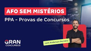 AFO sem Mistérios  LDO  Provas de Concursos  Com Anderson Ferreira [upl. by Arabrab404]